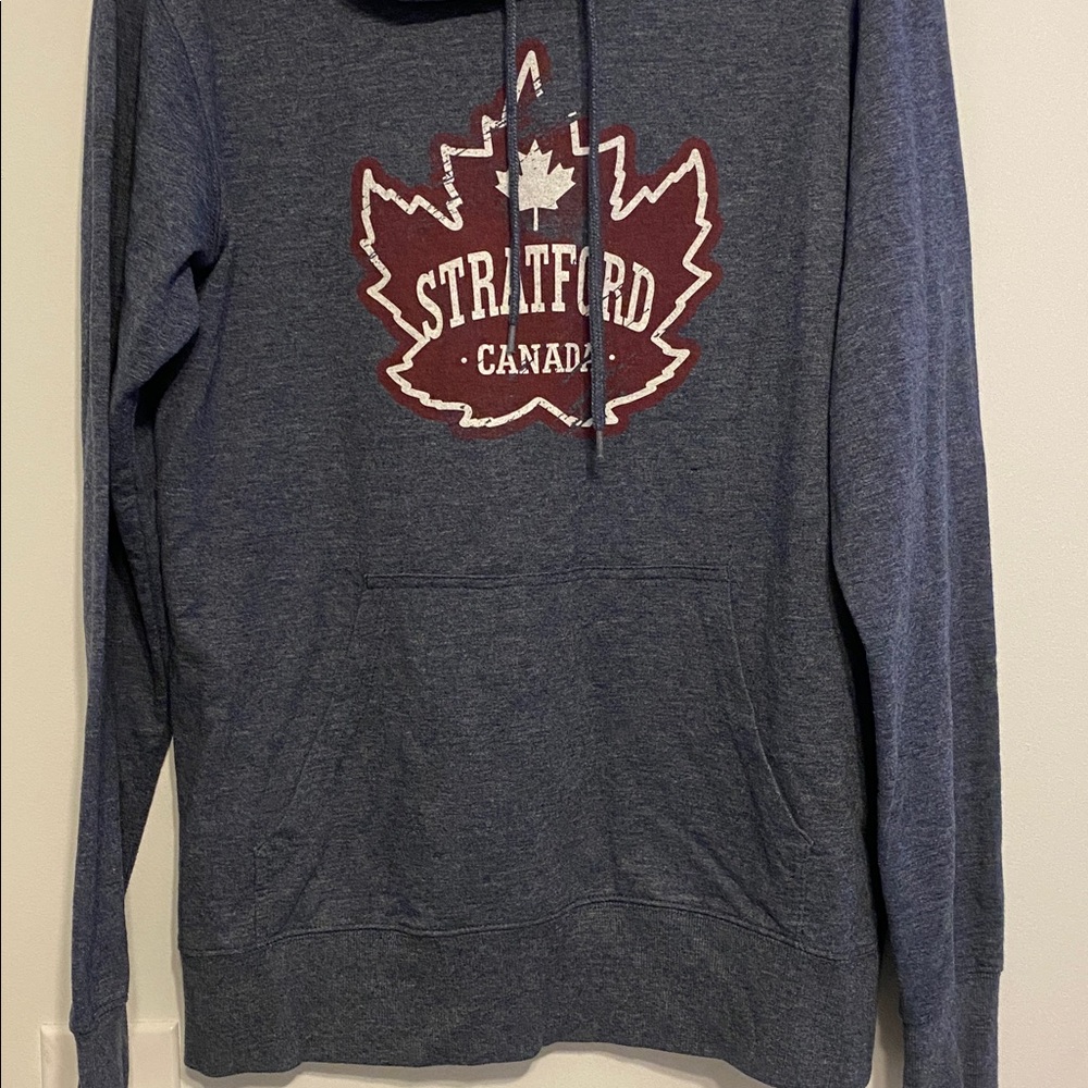 Blue Stratford Canada Hoodie, in good condition, infinity pocket